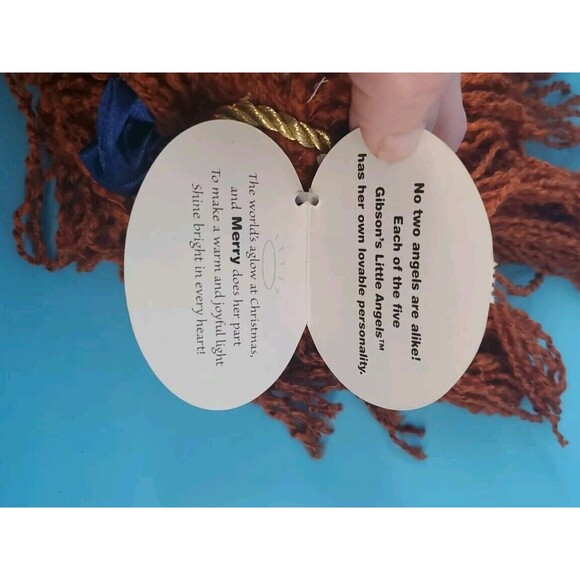 Gibson's Little Angel Fabric Dolls Serenity, Merry & Noelle appx 14" Holiday - Picture 8 of 16